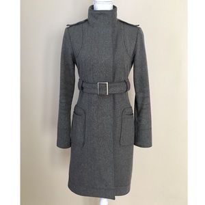 Grey 3/4 length winter coat